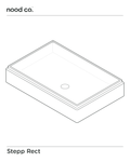 Stepp Rectangle Basin (Custard)