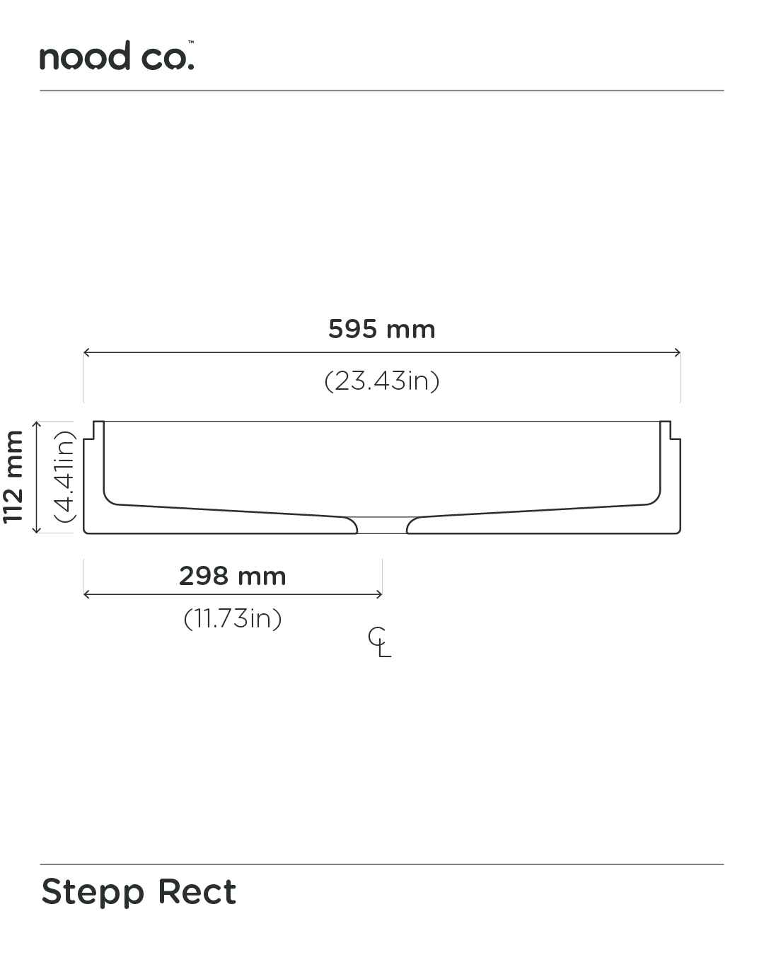 Stepp Rectangle Basin (Clay)