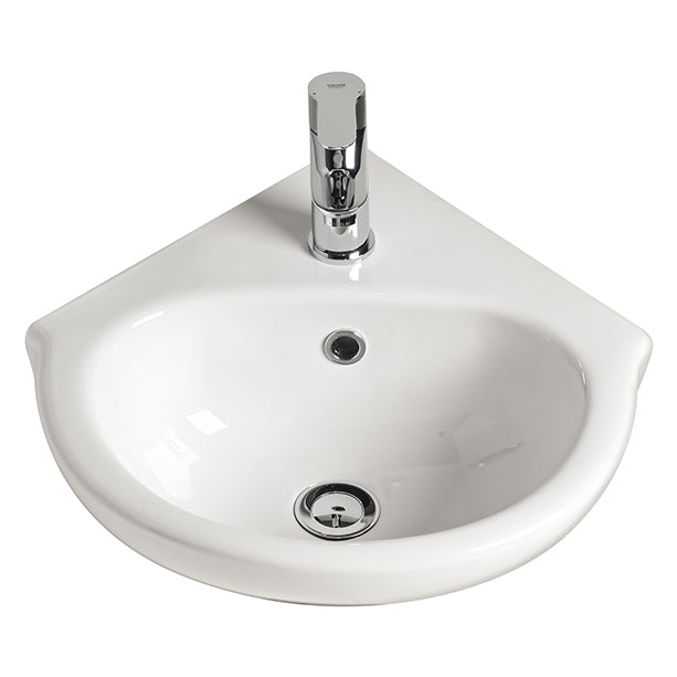 Studio Corner Wall Basin with Fixing Kit