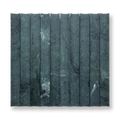 Tamarama Taj Green Natural Stone Concave Flute Mosaic Tile