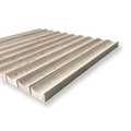 Tamarama Travertine Classic Natural Stone Concave Flute Mosaic Tile