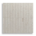 Tamarama Utica Limestone Concave Flute Mosaic Tile