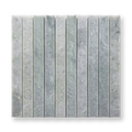 Tamarama Verdi Cristallo Natural Stone Concave Flute Mosaic Tile