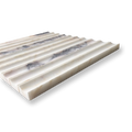Tamarama Viola Oro Marble Concave Flute Mosaic Tile