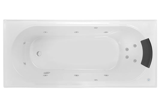 Turin 1520/1665/1790 Contour 12-Jet Spa Bath