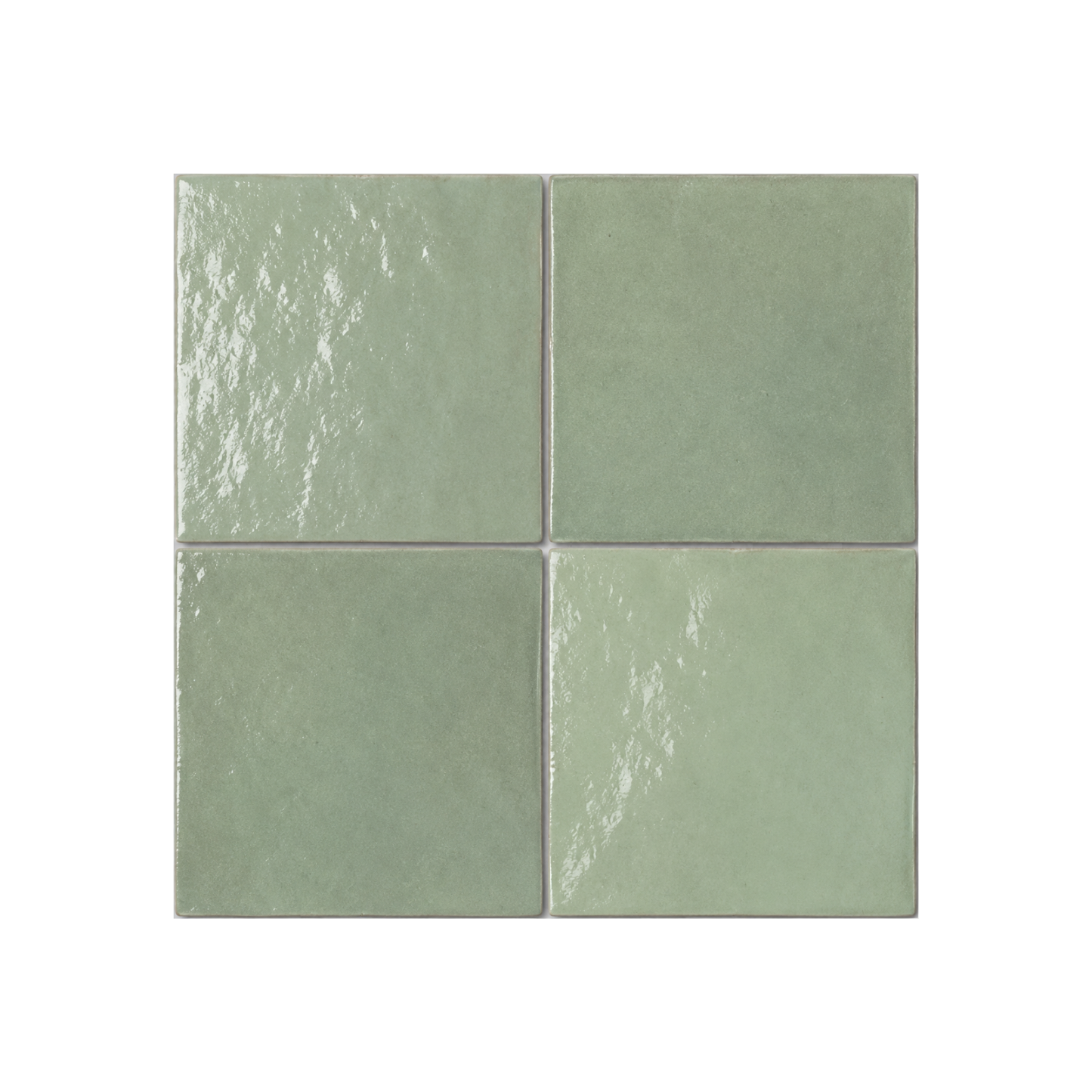 TANGIER ZELLIGE AQUA MOROCCAN LOOK GLOSS TILE