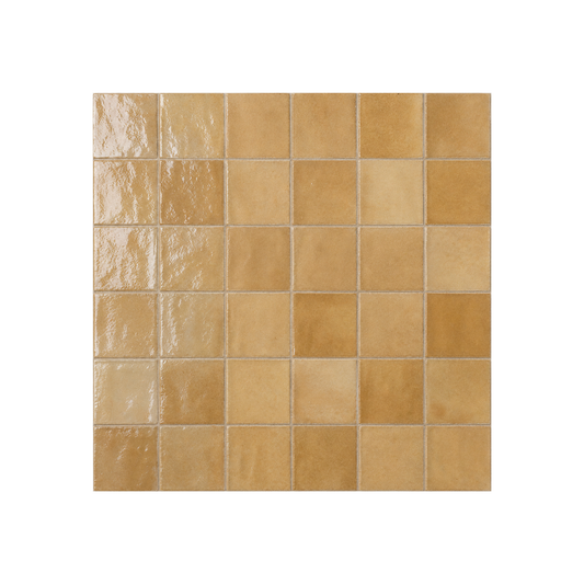 TANGIER ZELLIGE CARAMEL MOROCCAN LOOK GLOSS TILE