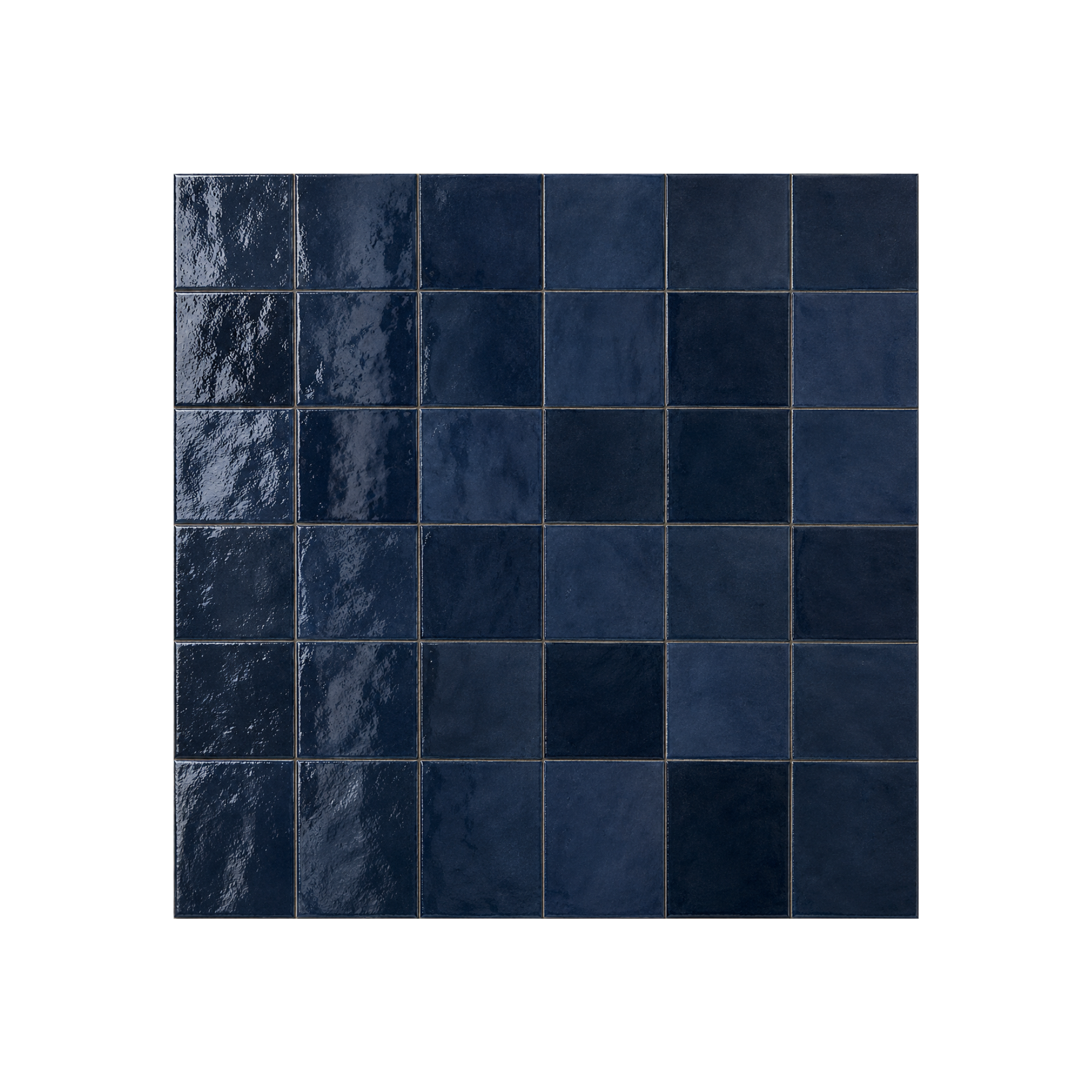 TANGIER ZELLIGE DARK BLUE MOROCCAN LOOK GLOSS TILE