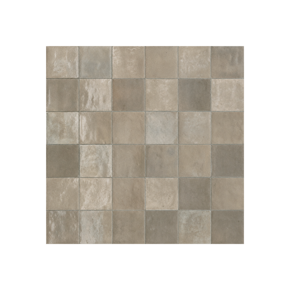 TANGIER ZELLIGE GREY MOROCCAN LOOK GLOSS TILE