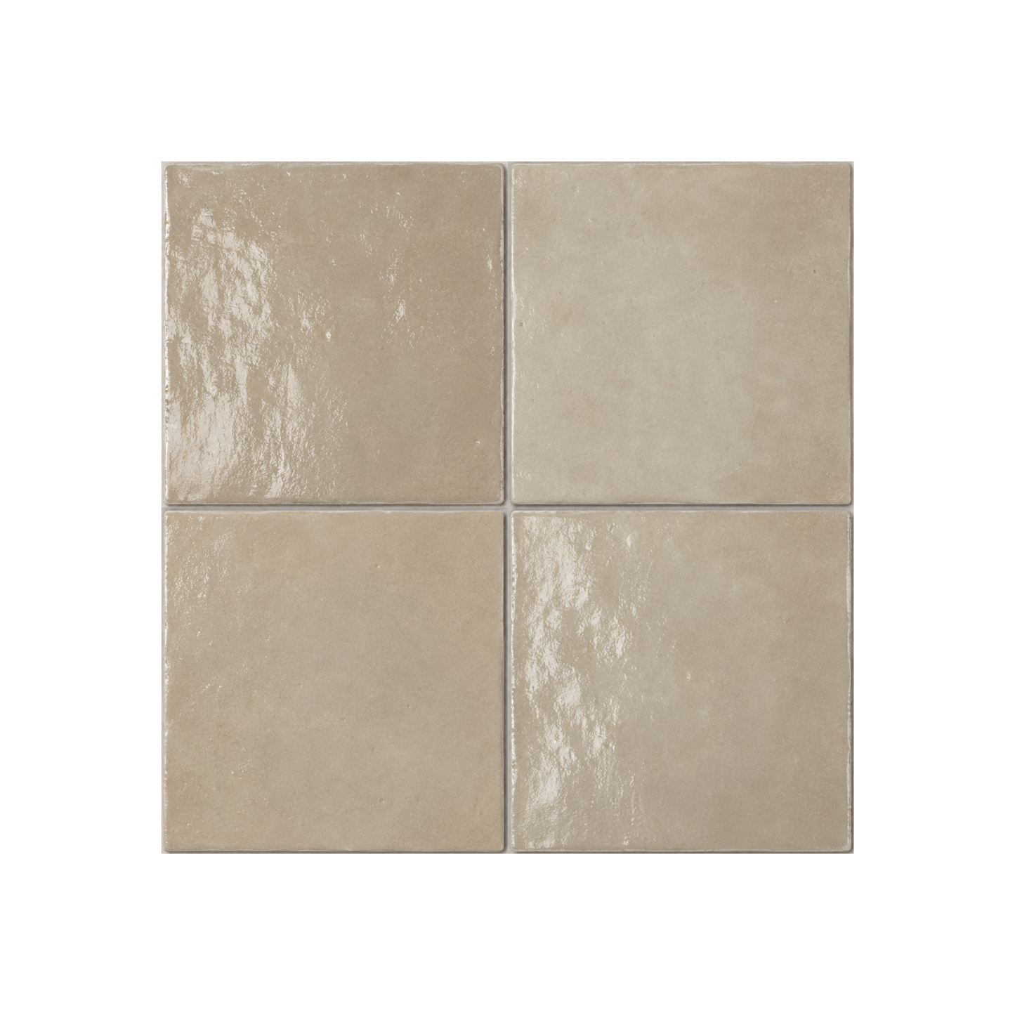 TANGIER ZELLIGE IVORY MOROCCAN LOOK GLOSS TILE