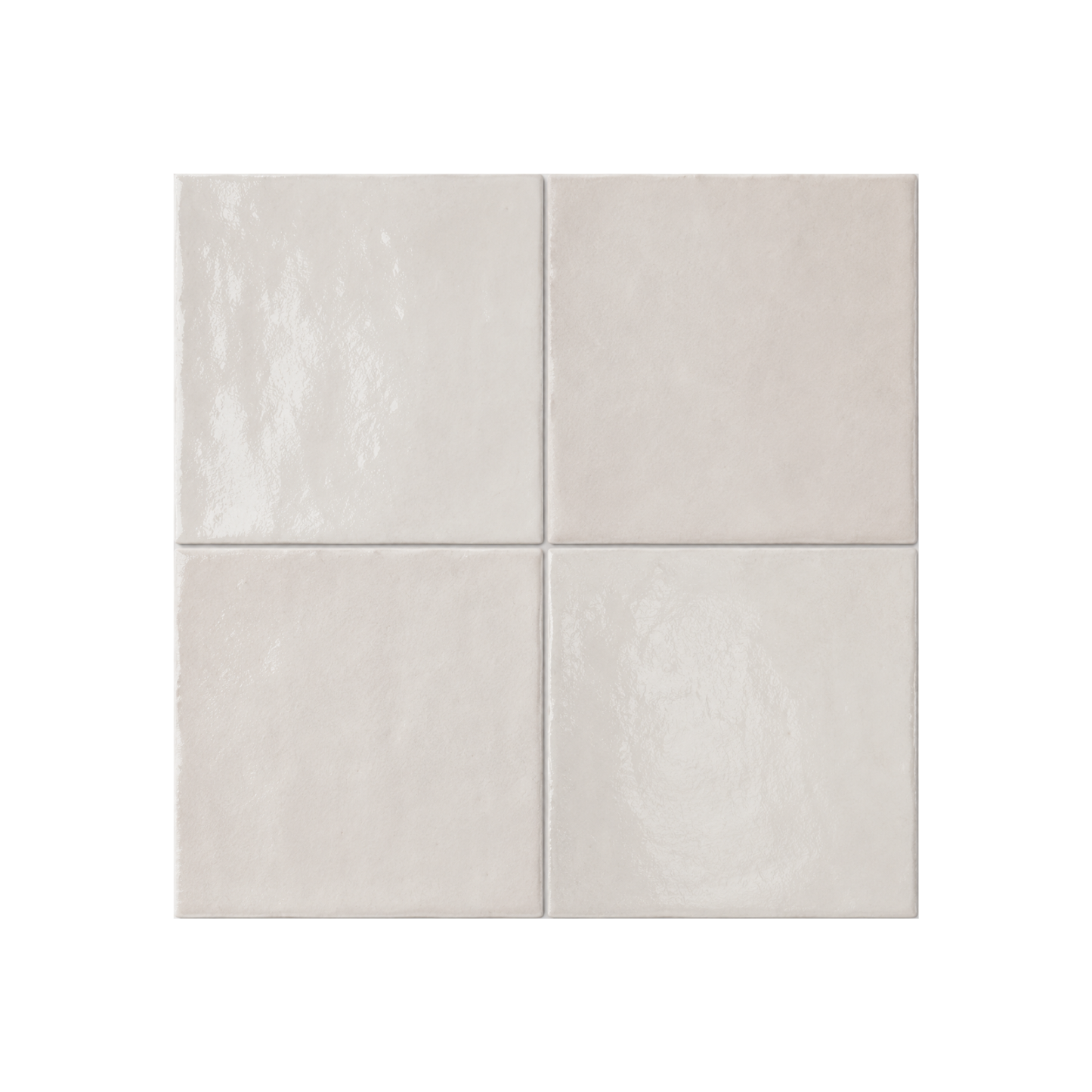 TANGIER ZELLIGE OFF WHITE MOROCCAN LOOK GLOSS TILE