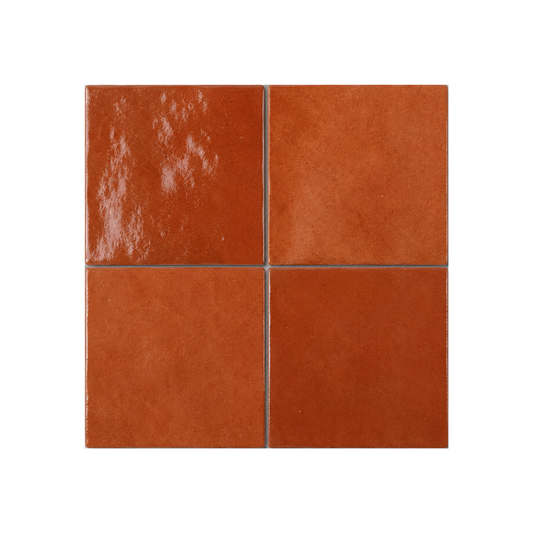 TANGIER ZELLIGE TERRACOTTA MOROCCAN LOOK GLOSS TILE