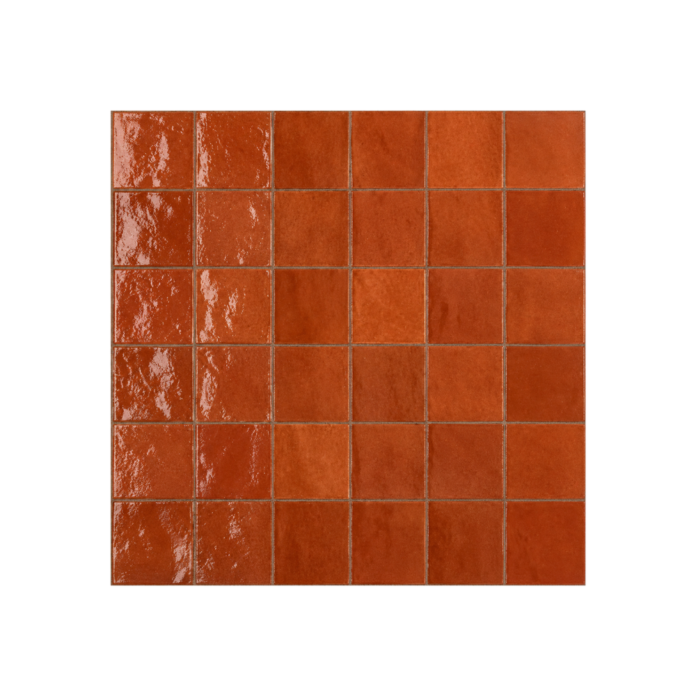 TANGIER ZELLIGE TERRACOTTA MOROCCAN LOOK GLOSS TILE