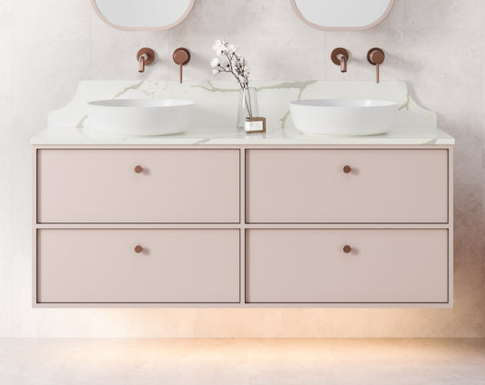 Timberline Taro Vanity White Gloss