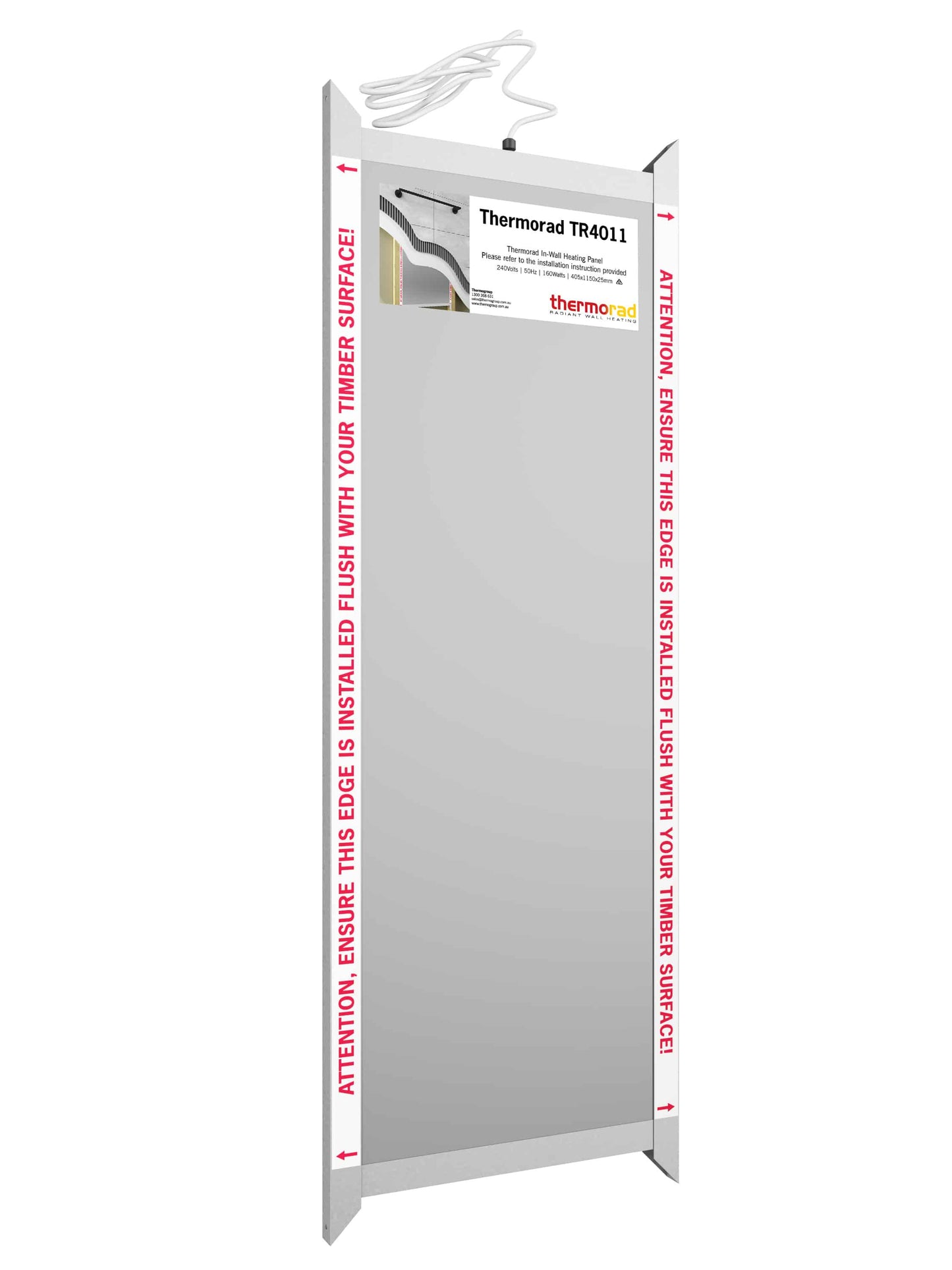 Thermorad In-Wall Heating System | Invisible Heat & Visible Comfort — 405x1150mm 160W