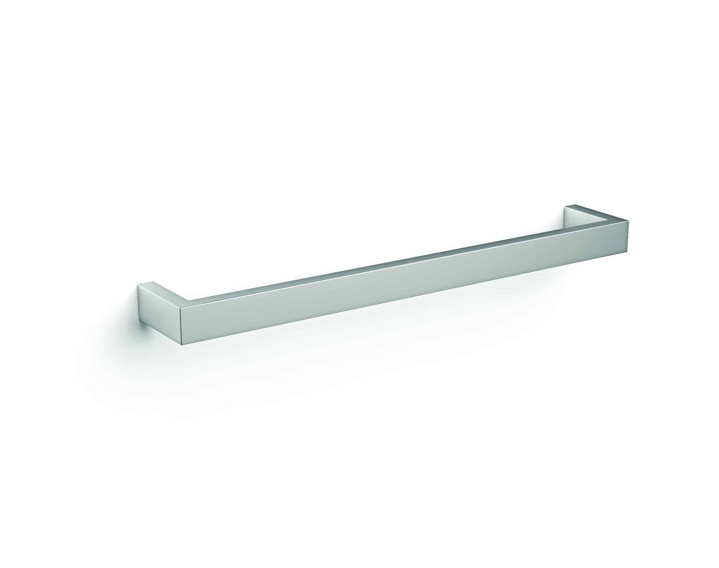 DSS4 Square Single Bar Polished Heated Towel Rail