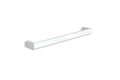 DSS6W Satin White Square Single Bar Heated Towel Rail