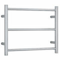 BS24M Straight Round Polished Budget Heated Towel Rail