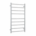BS46M Straight Round Polished Budget Ladder Heated Towel Rail