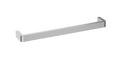 DSC6 Square Single Bar Polished Heated Rail with Curved Corners