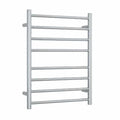 SR23M Straight Round Polished Ladder Heated Towel Rail