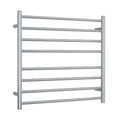 SR33M Straight Round Polished Ladder Heated Towel Rail