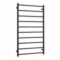 SR69MB Matt Black Straight Round Heated Ladder Rail