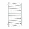 SR99M Straight Round Polished Ladder Heated Towel Rail