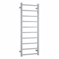 SS19M Straight Square Polished Ladder Heated Towel Rail