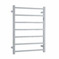 SS44M Straight Square Polished Ladder Heated Towel Rail