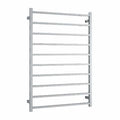 SS88M Straight Square Polished Ladder Heated Towel Rail