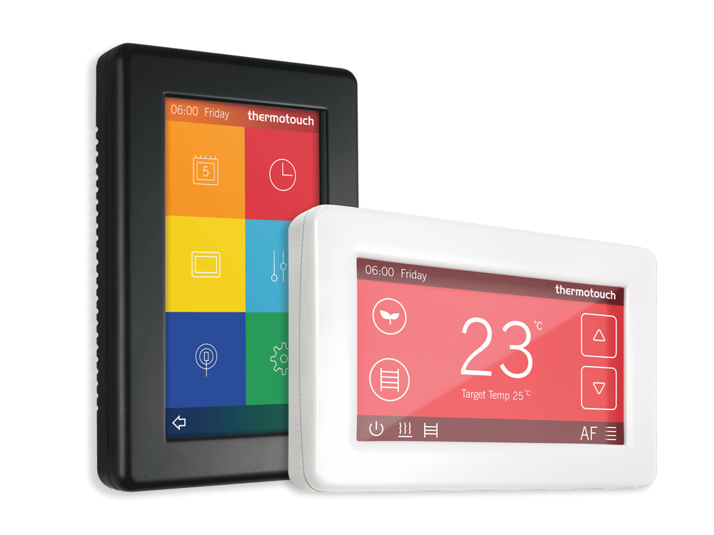 Thermotouch 4.3dC Dual Control Thermostat — White