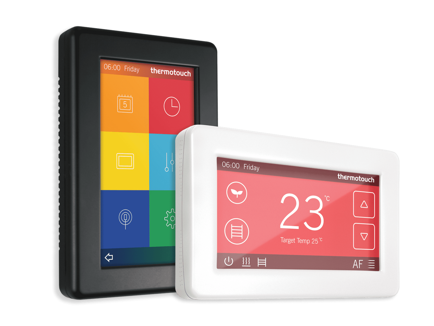 Thermotouch 4.3dC Dual Control Thermostat — Black