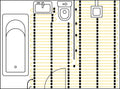 Thermowire Underfloor Heating System Kits Including Wi-Fi Thermostat — 9.0-10.9m² 110lm 1500Watts Kit Including 5235W Wi-Fi Thermostat