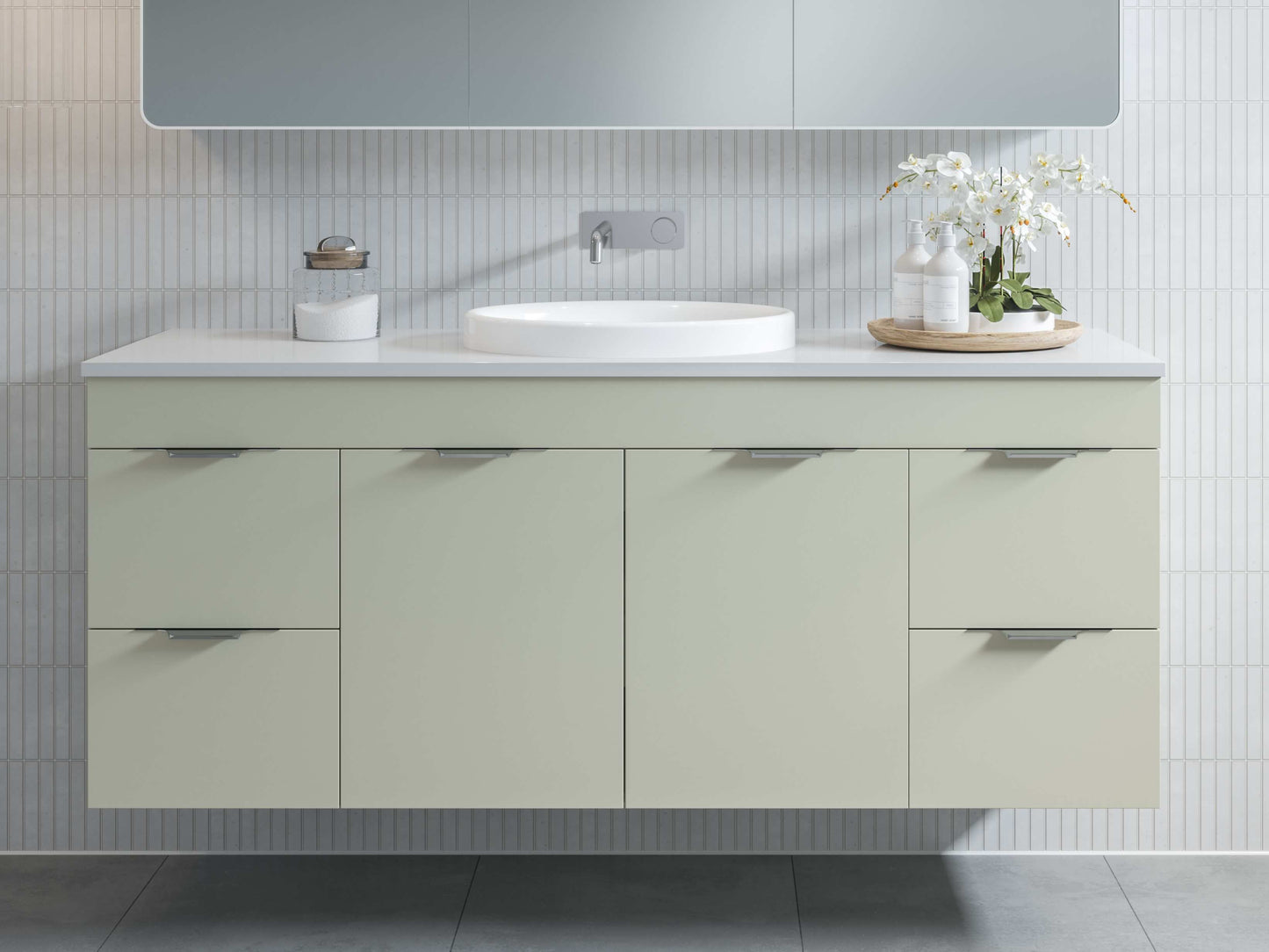 Timberline Bargo Vanity White Gloss