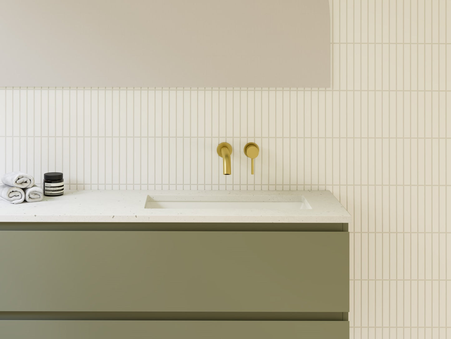 Timberline Ruby Undermount Basin White Gloss