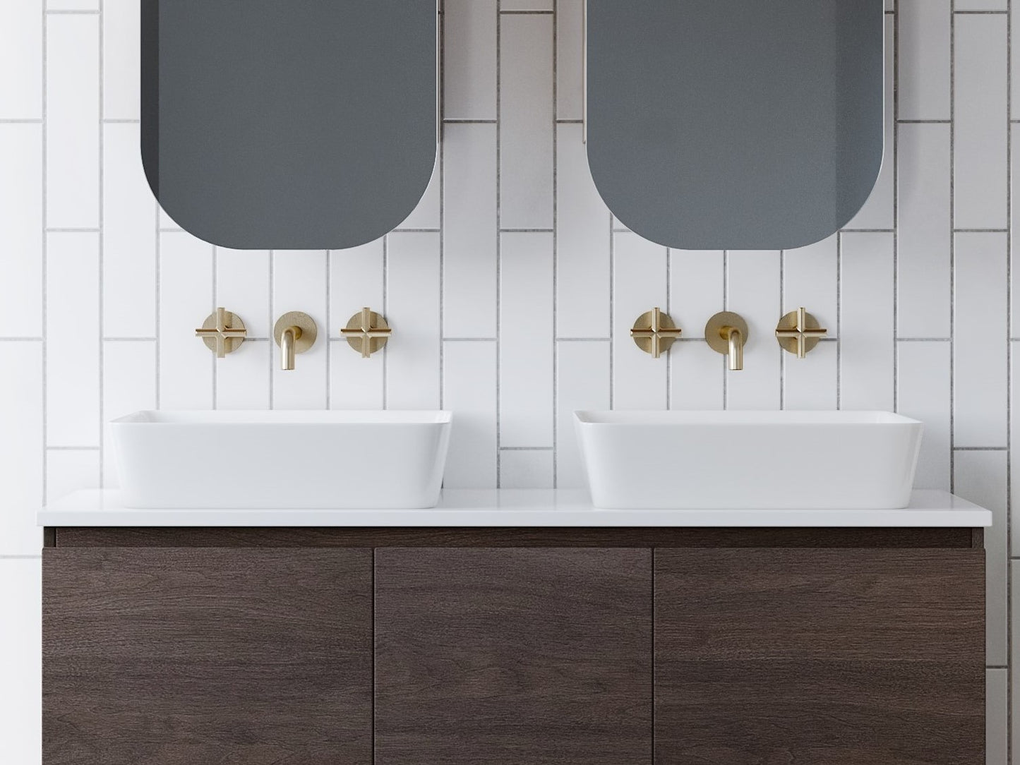 Timberline Florent Basin White Gloss