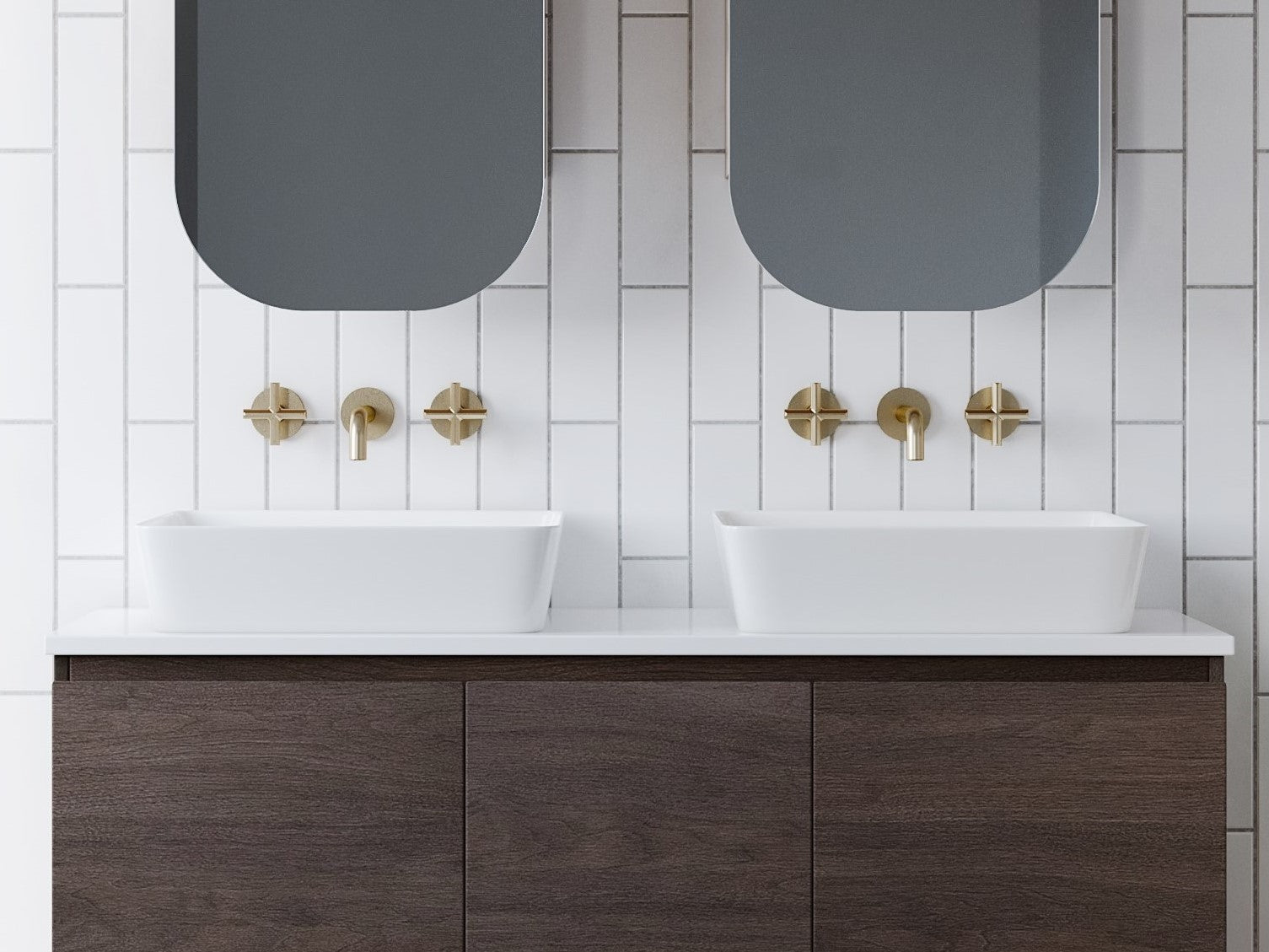 Timberline Florent Basin White Gloss