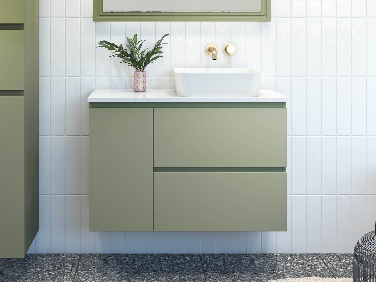 Timberline Marshall Vanity White Gloss