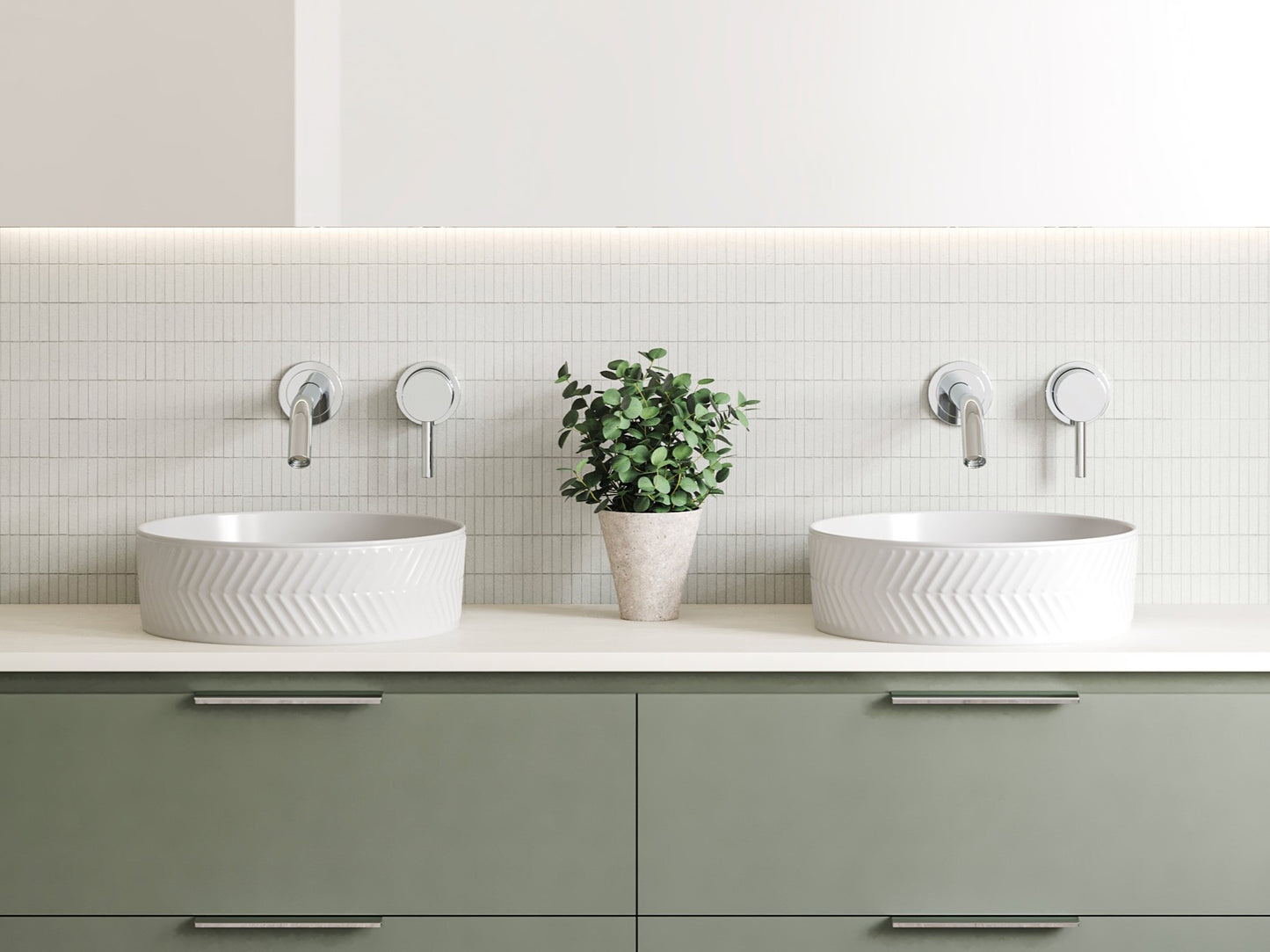 Timberline Allure Arrow Basin White Matt
