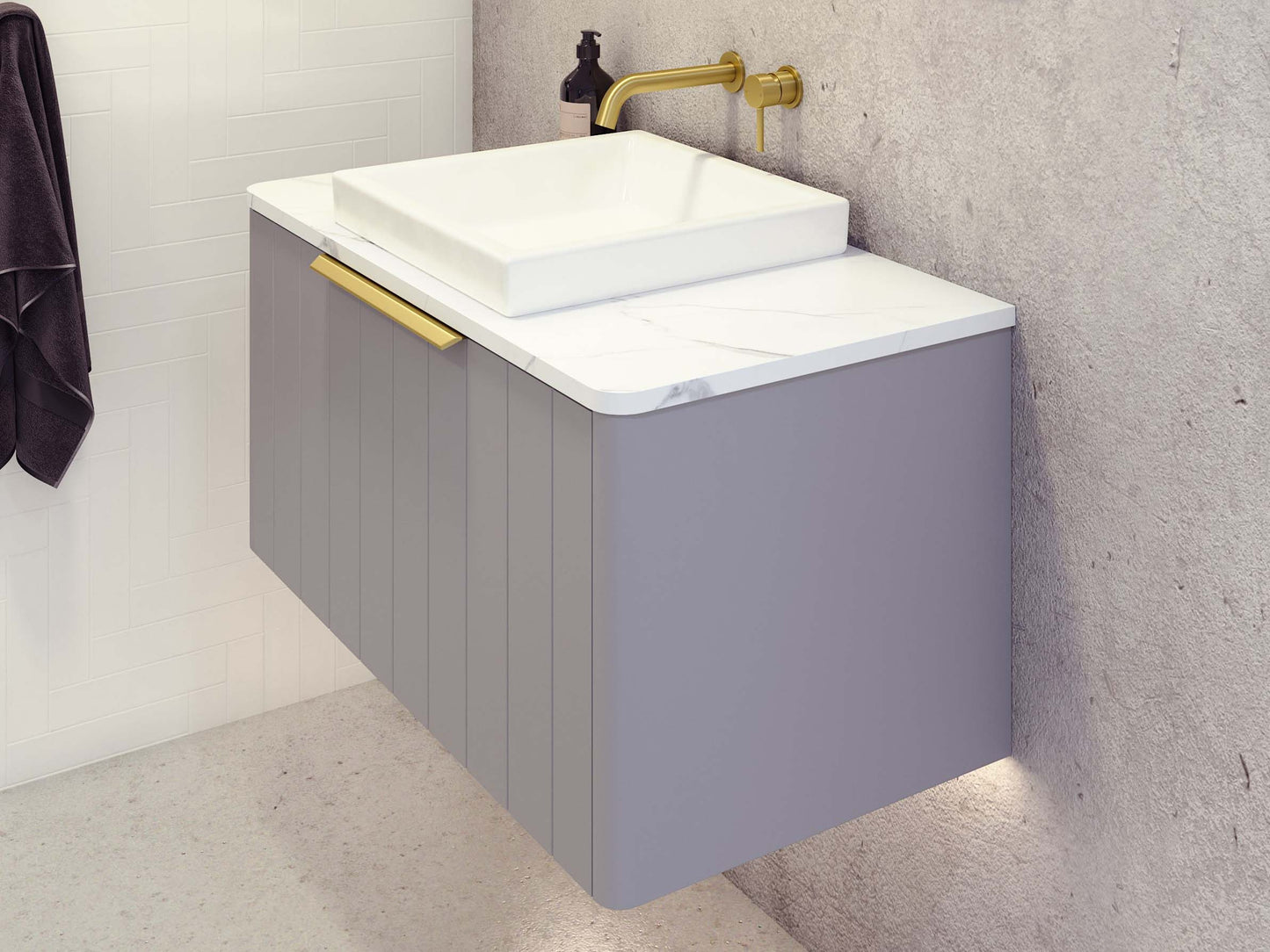 Timberline Saba Vanity White Gloss