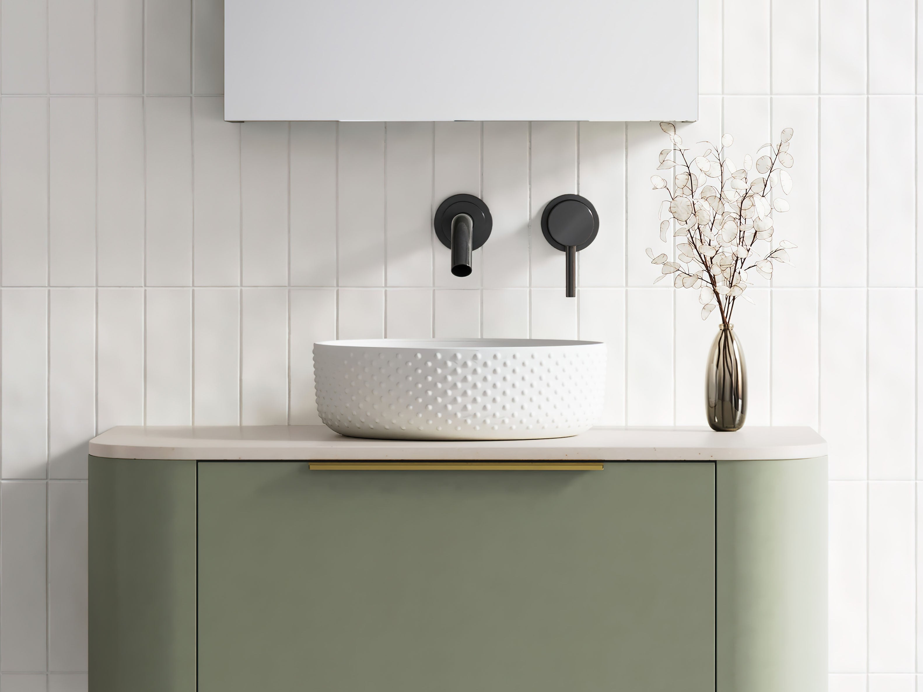 Timberline Allure Dimple Basin White Gloss
