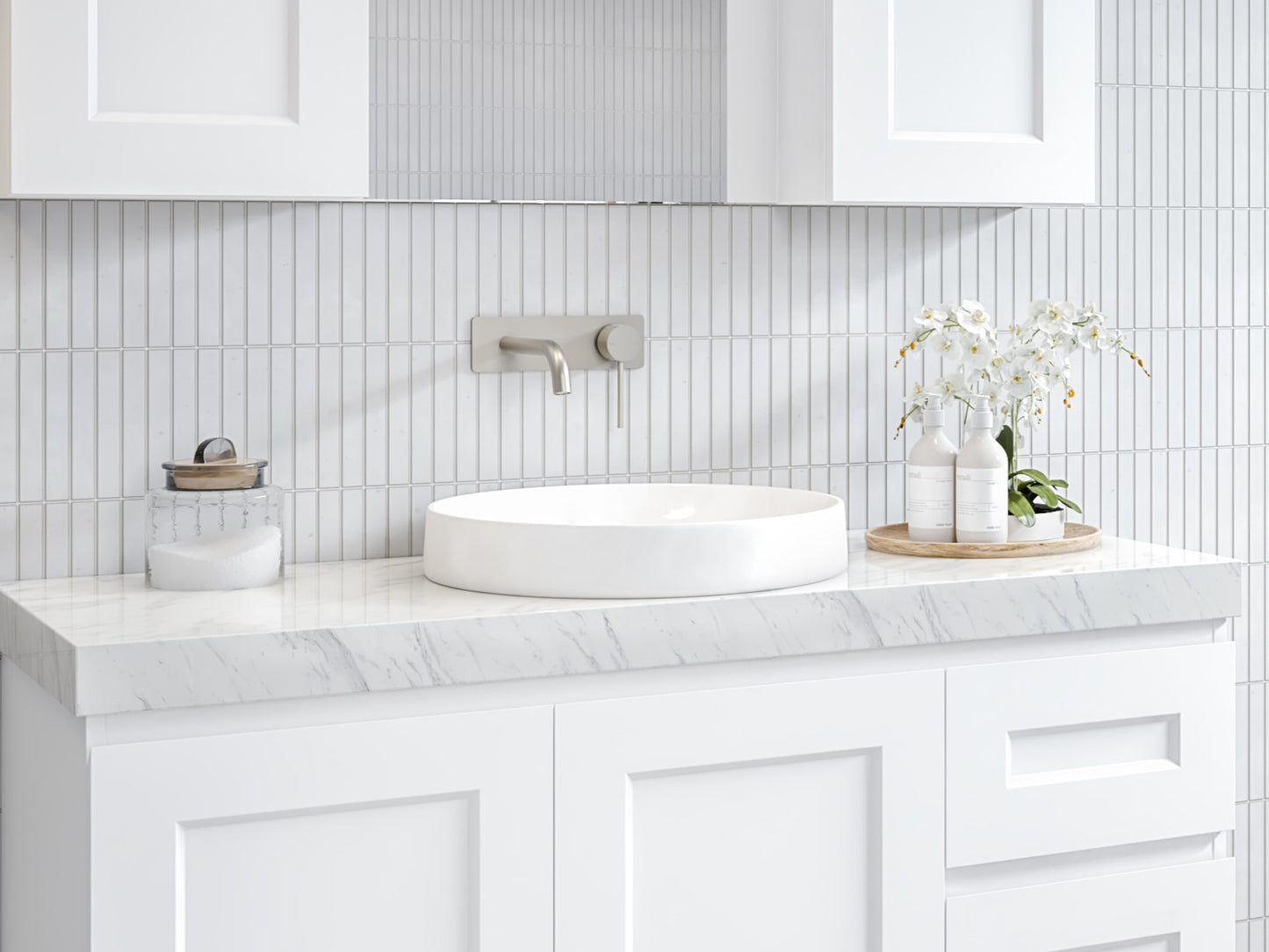 Timberline Radius Basin White Gloss