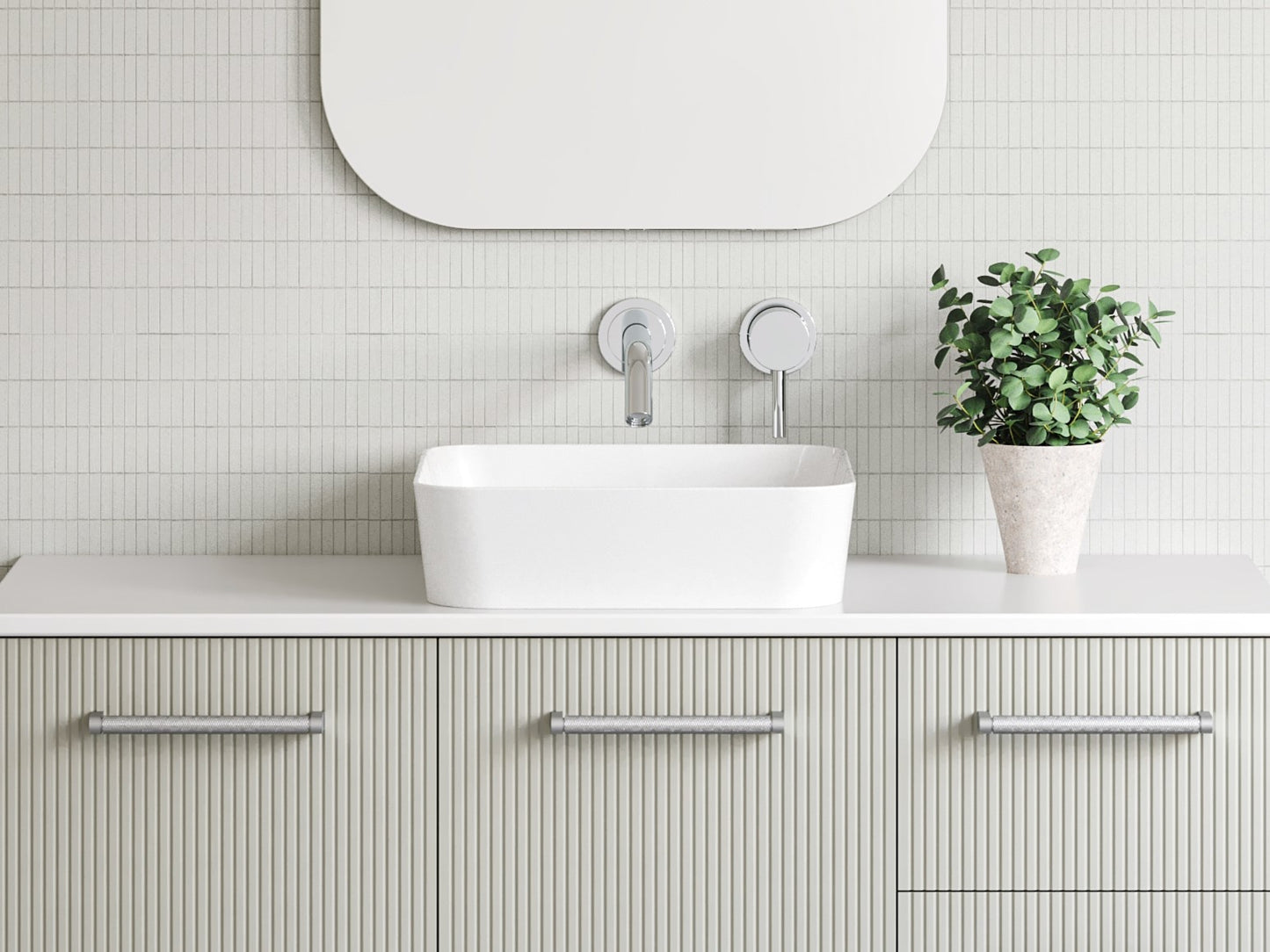 Timberline Florent Basin White Gloss