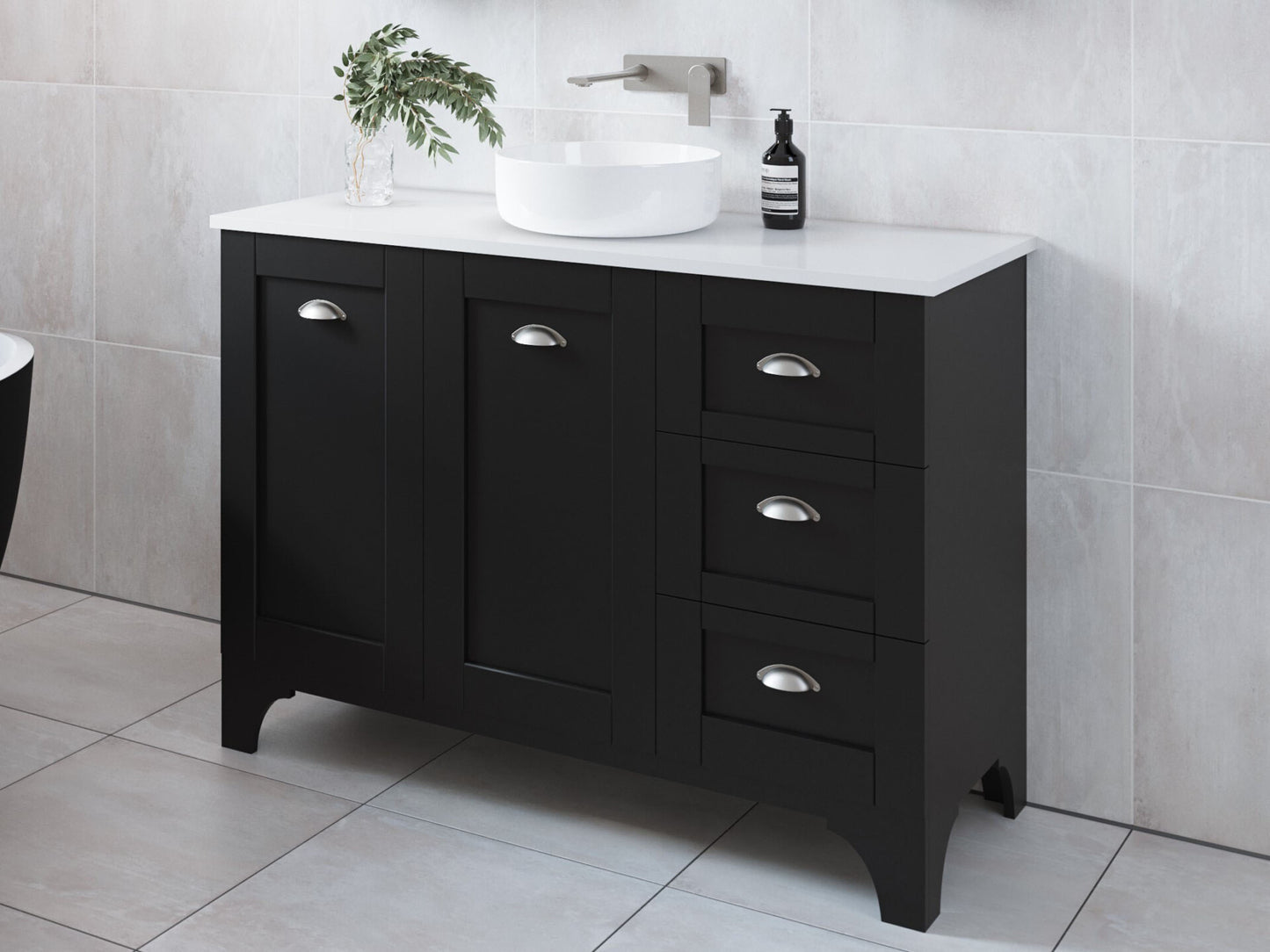 Timberline Windsor Um Cabinet Only Centre Bowl Floor Standing