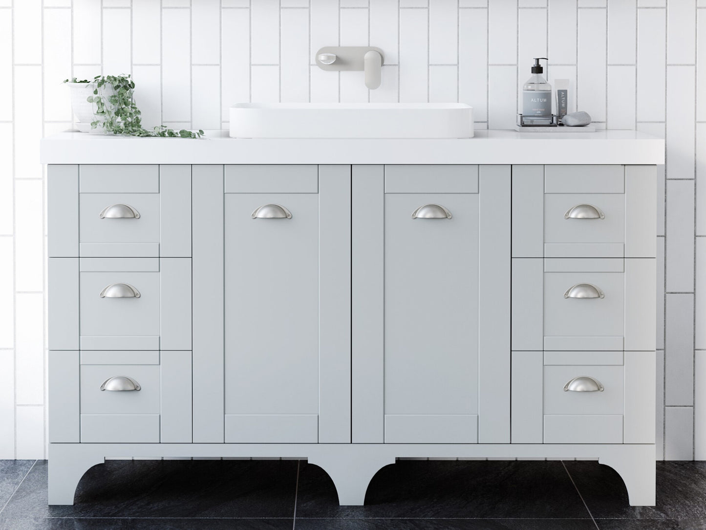 Timberline Windsor Um Cabinet Only Centre Bowl Floor Standing