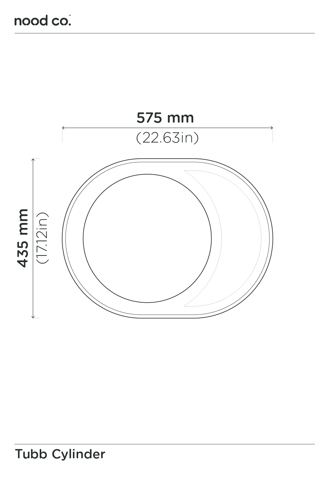 Cylinder - Tubb Basin (Rust)