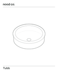 Tubb Basin (Mid Tone Grey)
