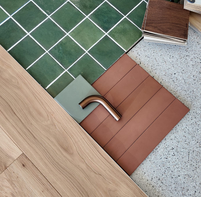 Bathroom materials and finishes inspiration