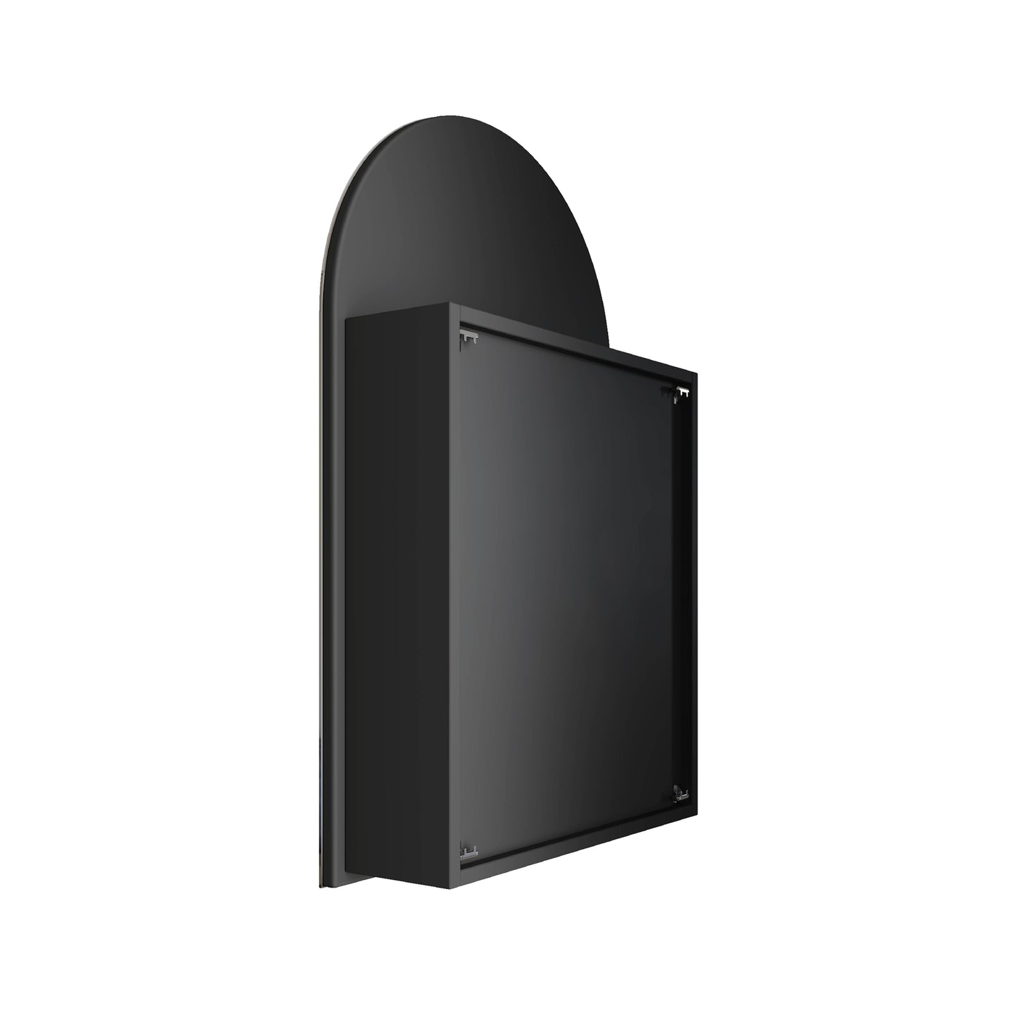 VC5080B Arch Black Mirror Cabinet
